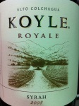 Koyle Royale Syrah by Koyle 2008